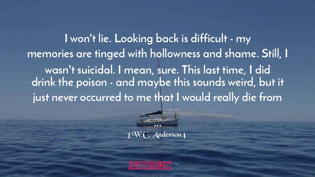 Hollowness quotes by W.C. Anderson