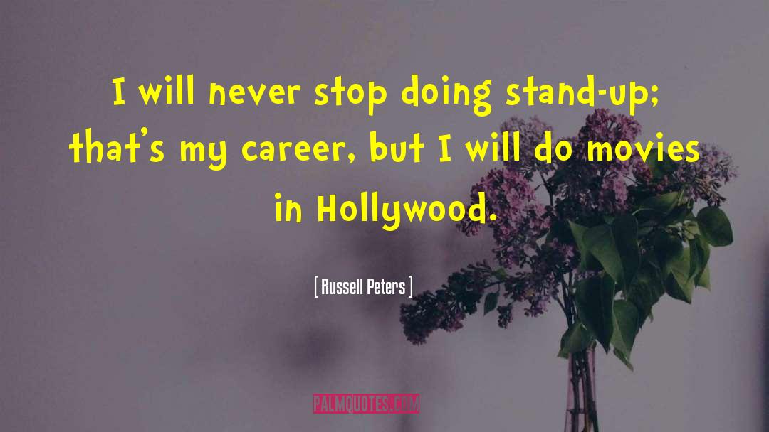 Hollywood Movies quotes by Russell Peters