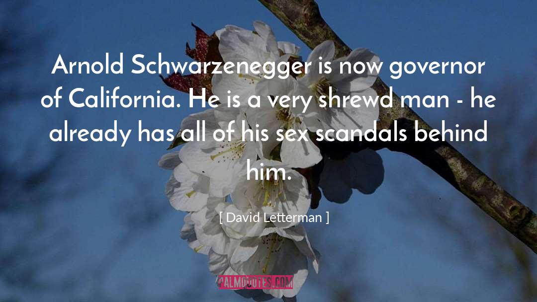 Hollywood Sex Scandals quotes by David Letterman
