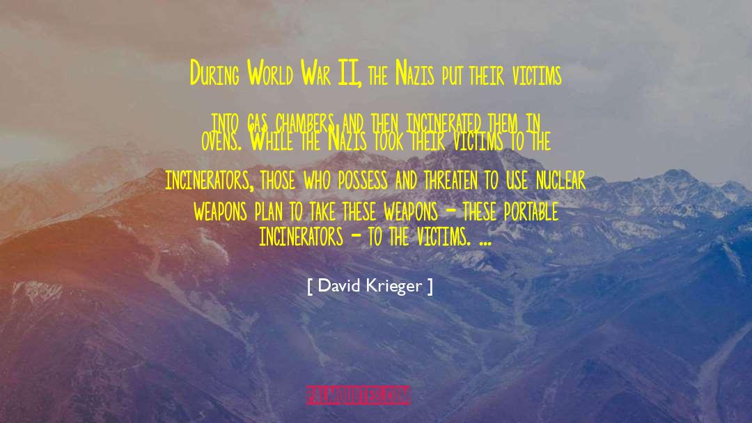 Holocaust Gas Chambers quotes by David Krieger