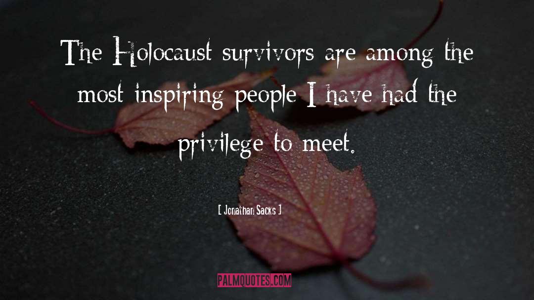 Holocaust Survivors quotes by Jonathan Sacks