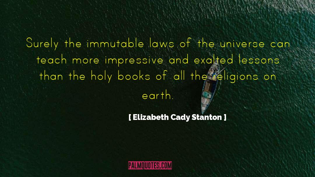 Holy Books quotes by Elizabeth Cady Stanton