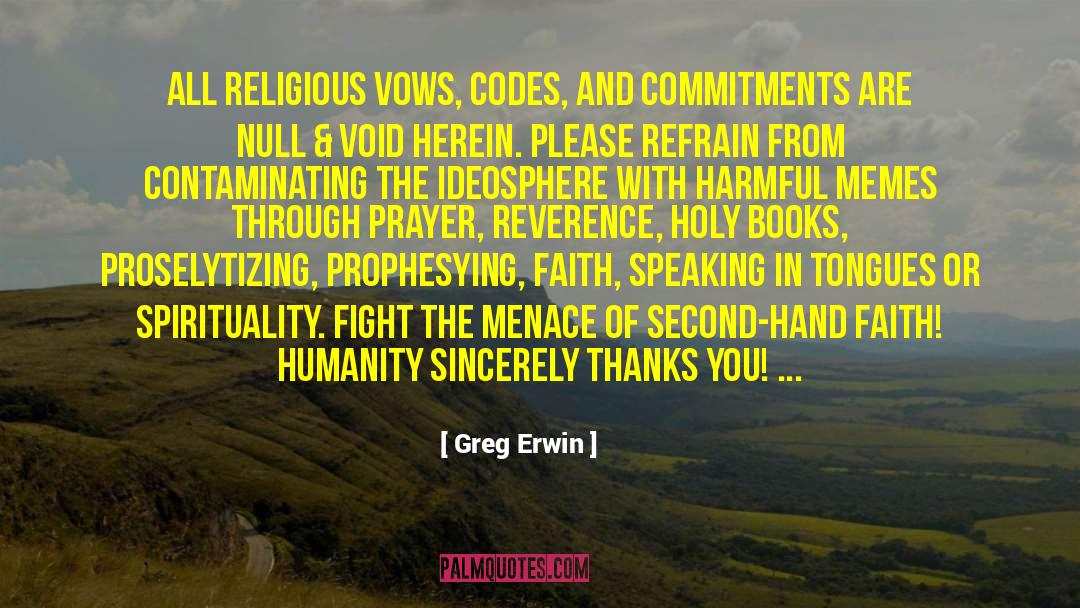 Holy Books quotes by Greg Erwin