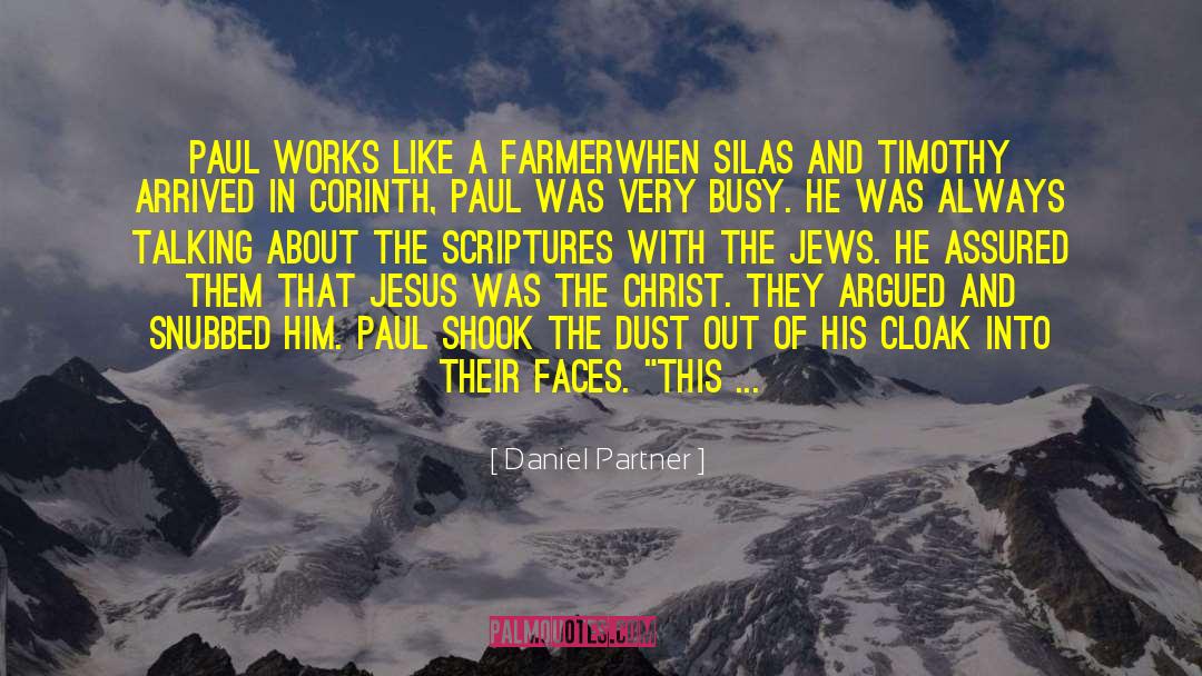 Holy Cross quotes by Daniel Partner