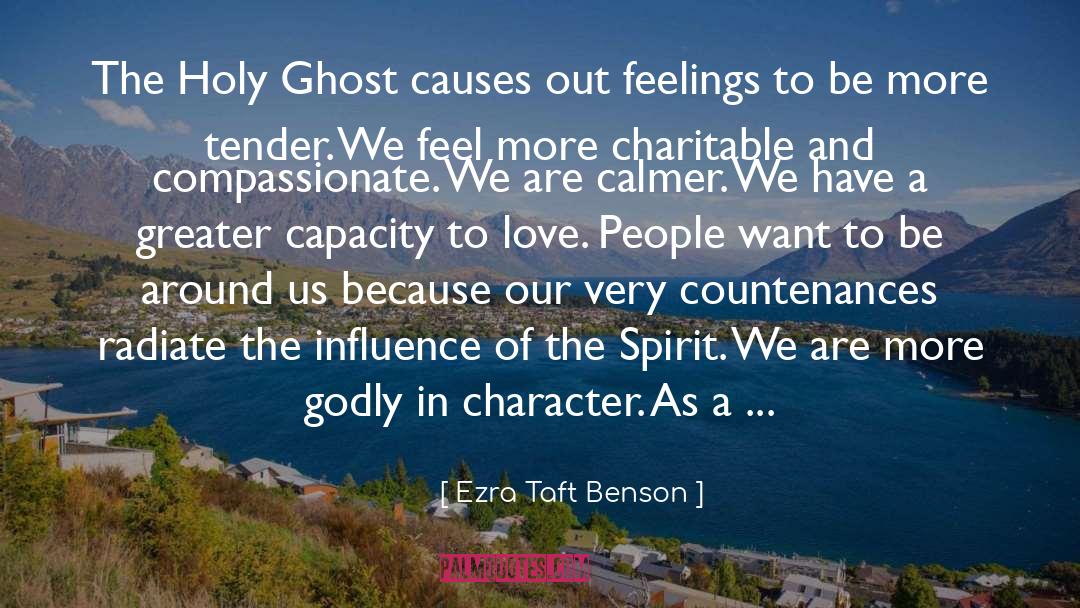 Holy Ghost quotes by Ezra Taft Benson