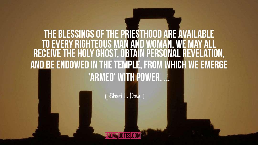 Holy Ghost quotes by Sheri L. Dew