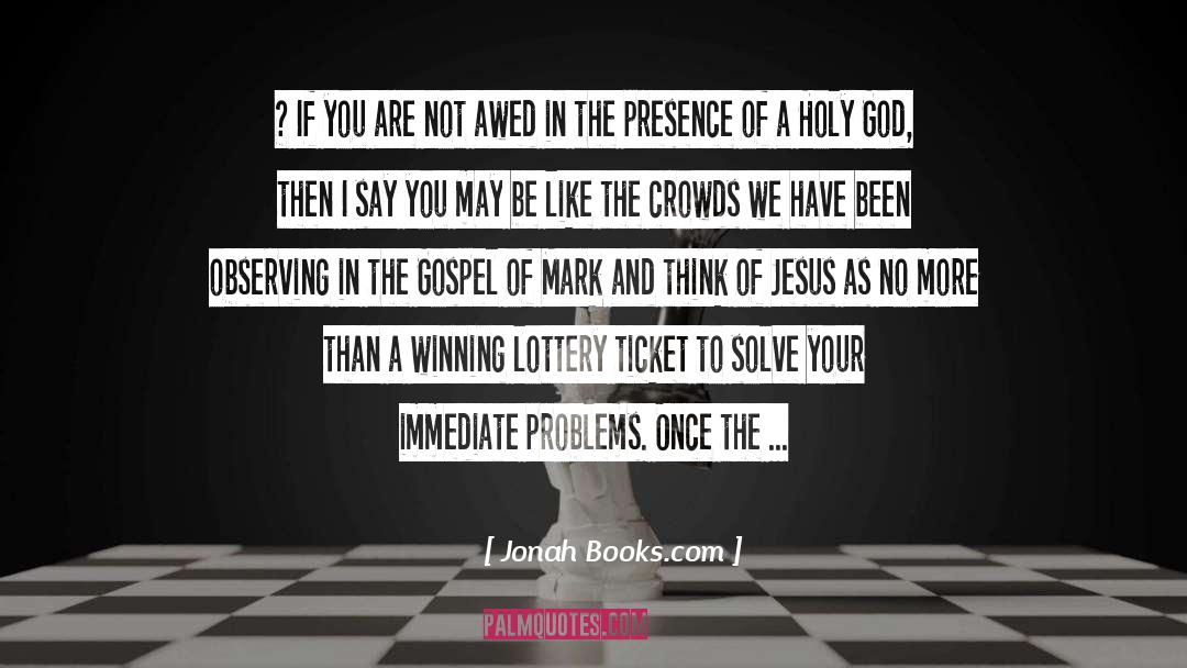 Holy God quotes by Jonah Books.com