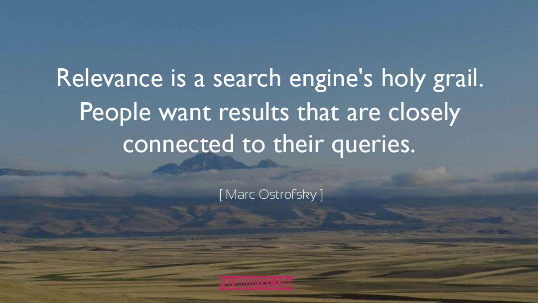 Holy Grail quotes by Marc Ostrofsky