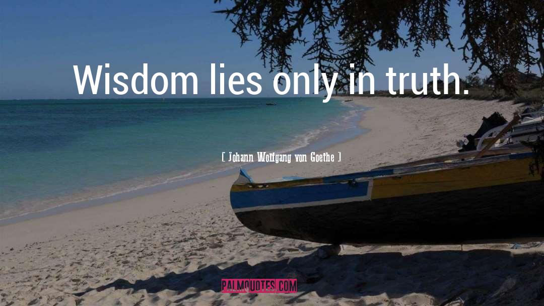 Holy Lies quotes by Johann Wolfgang Von Goethe