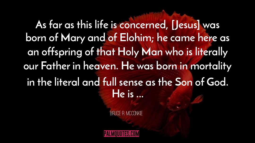 Holy Man quotes by Bruce R. McConkie