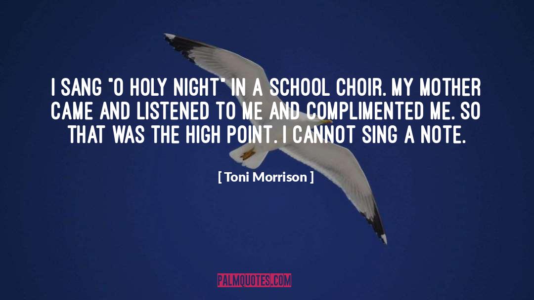Holy Night quotes by Toni Morrison