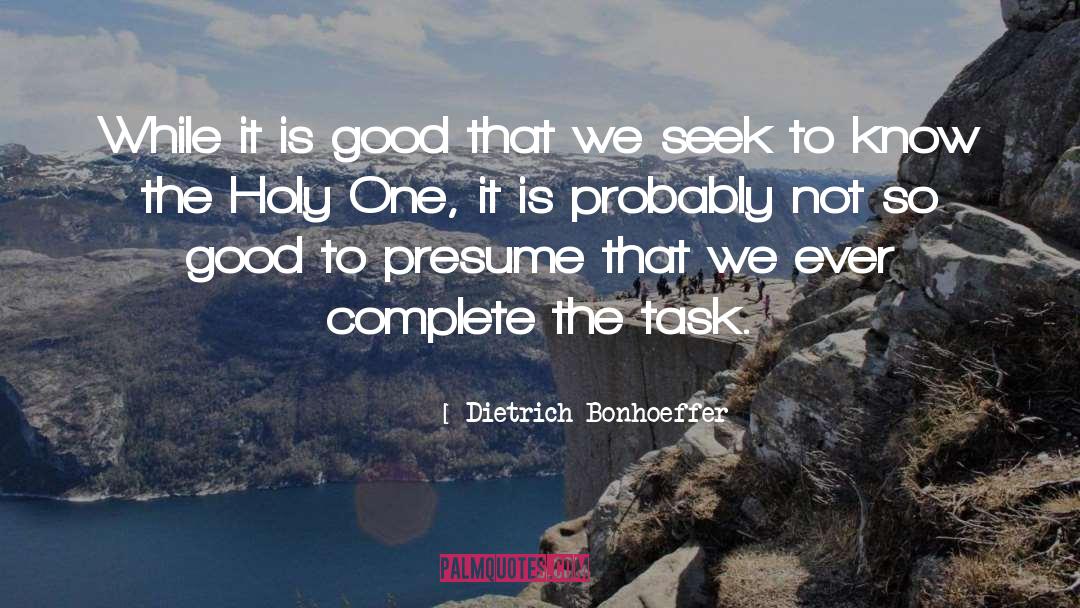 Holy Spirity quotes by Dietrich Bonhoeffer