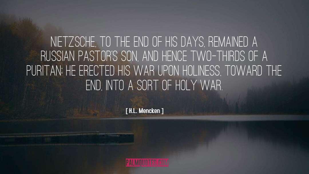 Holy War quotes by H.L. Mencken