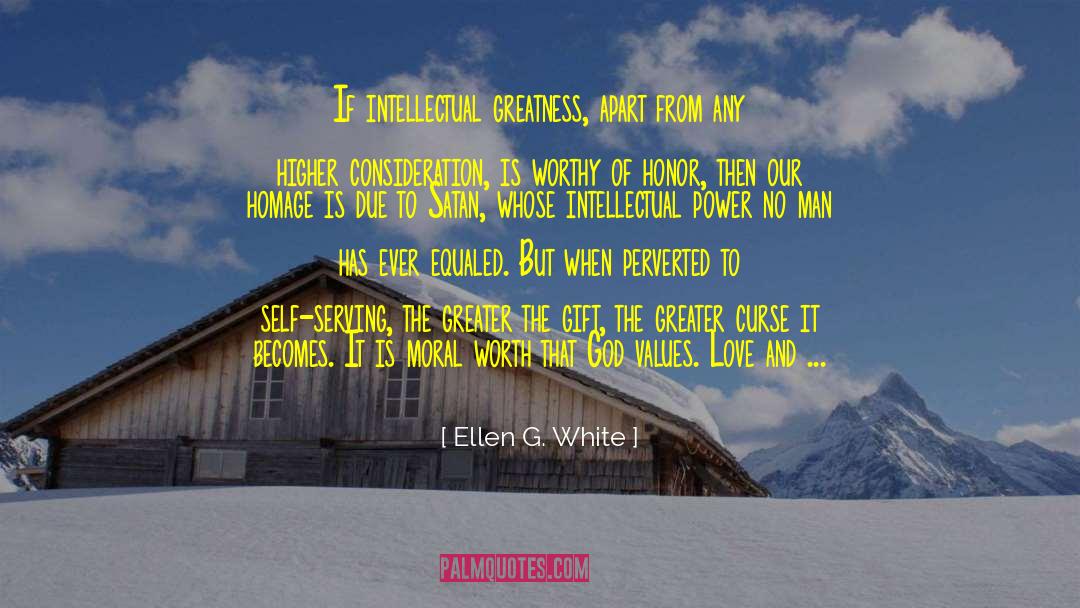 Homage quotes by Ellen G. White