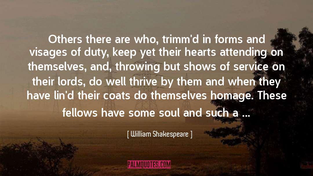 Homage quotes by William Shakespeare