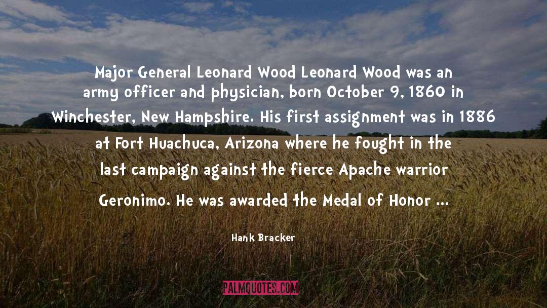 Hombres De Honor quotes by Hank Bracker