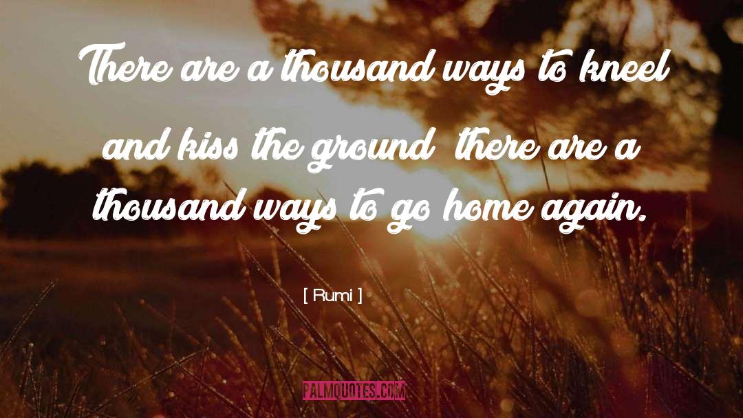 Home Again quotes by Rumi