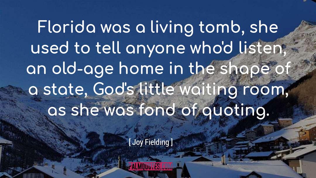 Home As Sanctuary quotes by Joy Fielding
