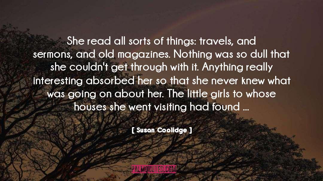Home Books quotes by Susan Coolidge