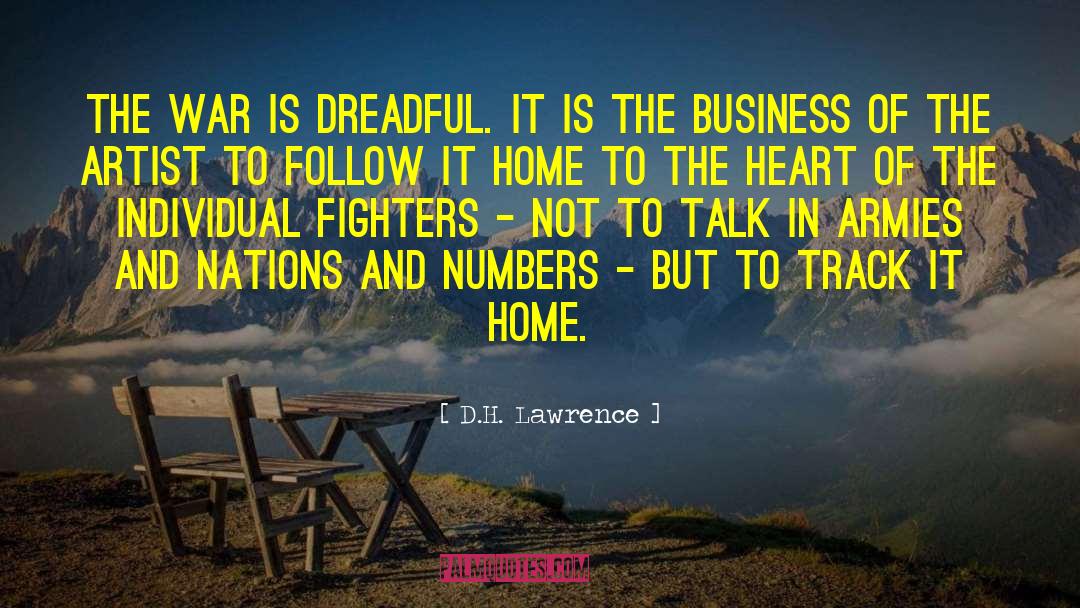 Home Business quotes by D.H. Lawrence