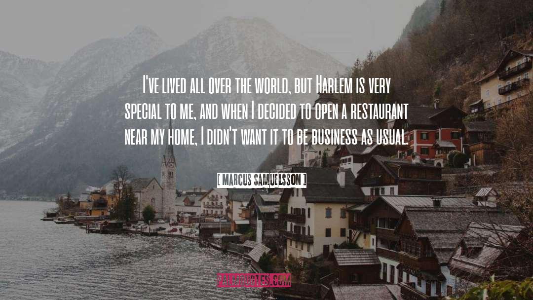 Home Business quotes by Marcus Samuelsson