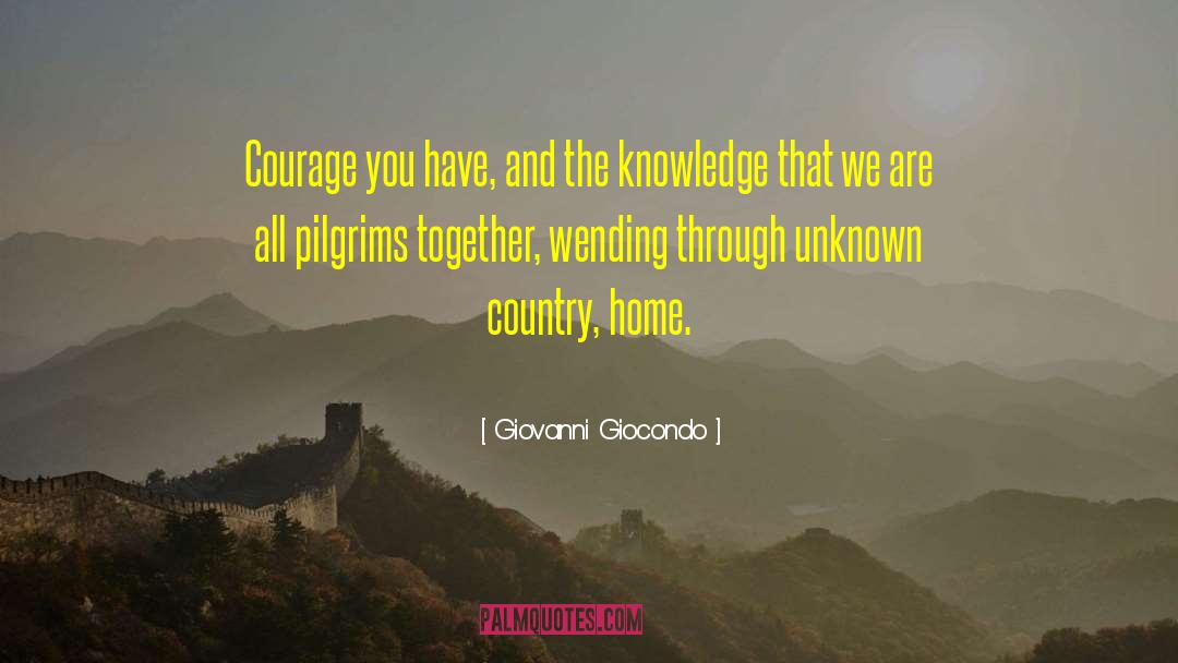 Home Country quotes by Giovanni Giocondo