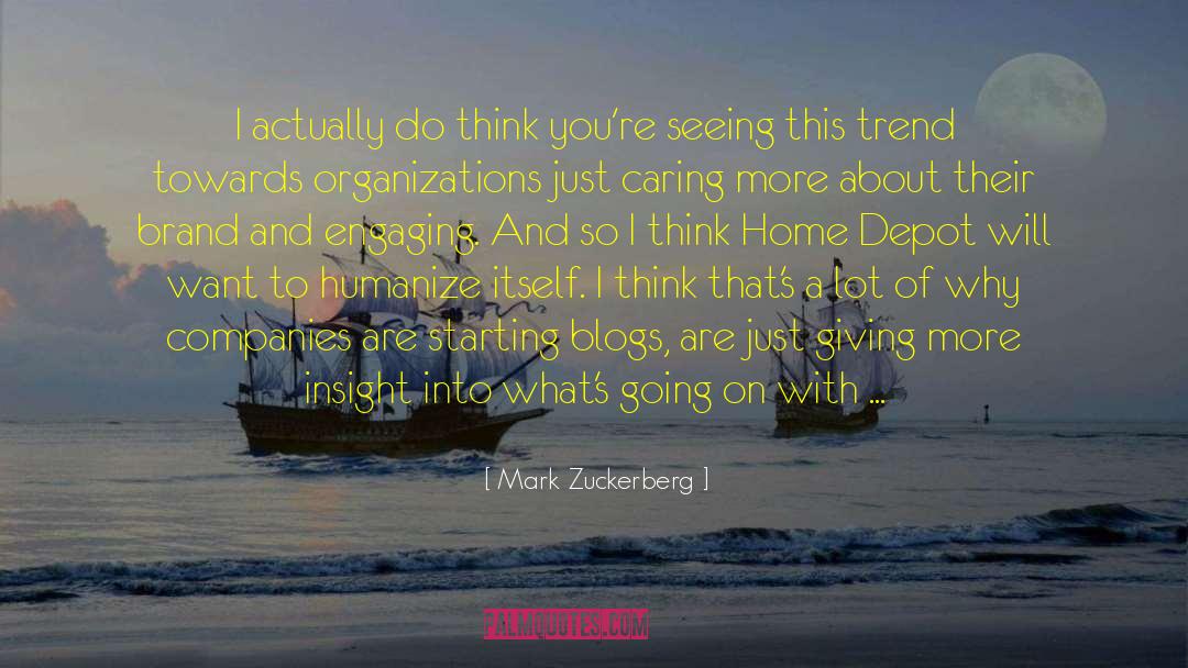 Home Depot quotes by Mark Zuckerberg