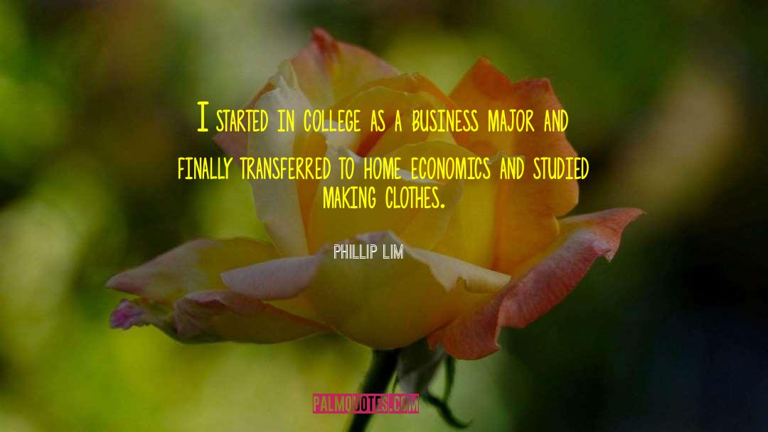 Home Economics quotes by Phillip Lim