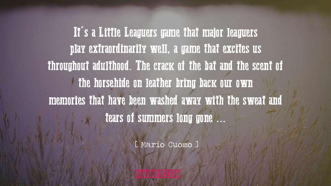 Home Plate quotes by Mario Cuomo