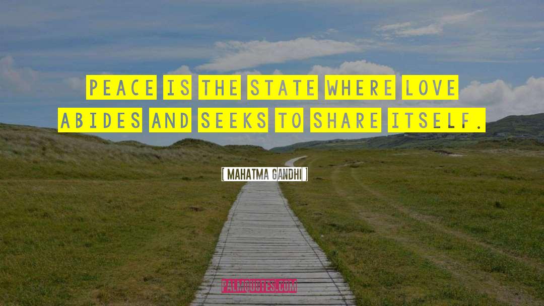 Home State quotes by Mahatma Gandhi