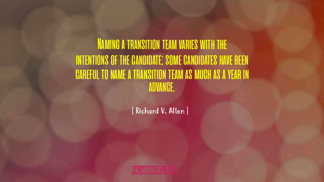 Homecoming Candidate quotes by Richard V. Allen