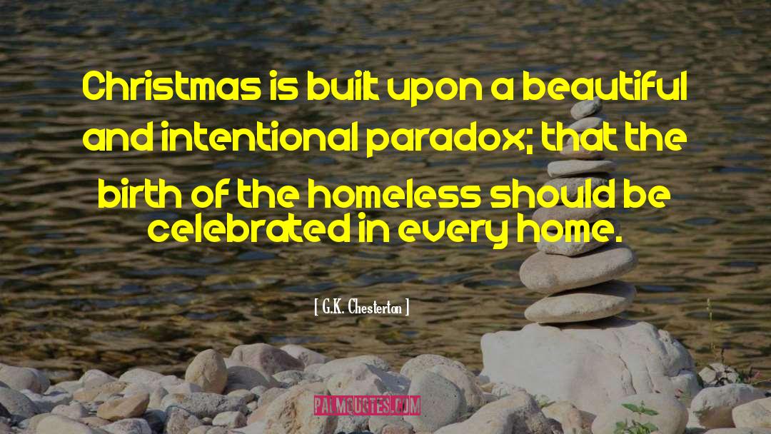 Homegrown Christmas quotes by G.K. Chesterton