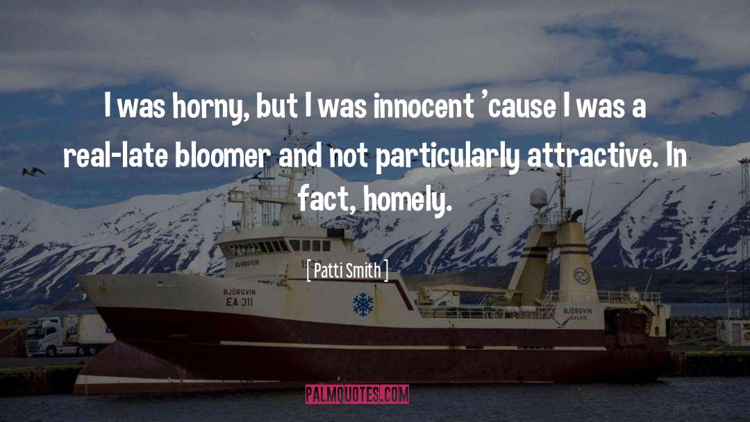 Homely quotes by Patti Smith