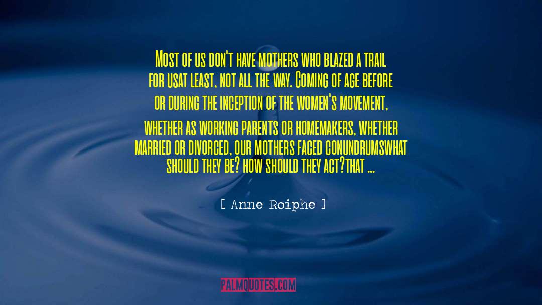 Homemaker quotes by Anne Roiphe