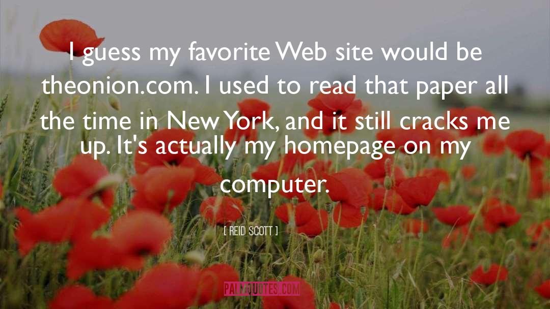 Homepage Chrome quotes by Reid Scott