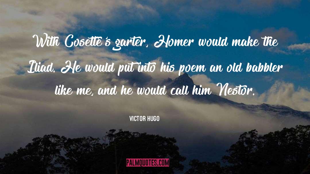 Homer quotes by Victor Hugo