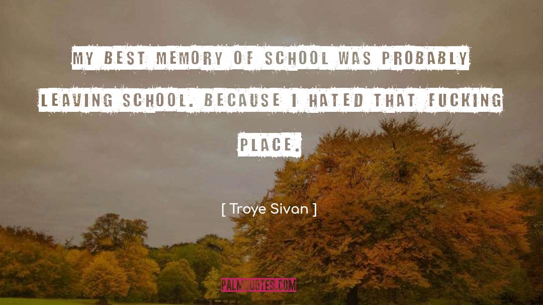 Homeschooling quotes by Troye Sivan
