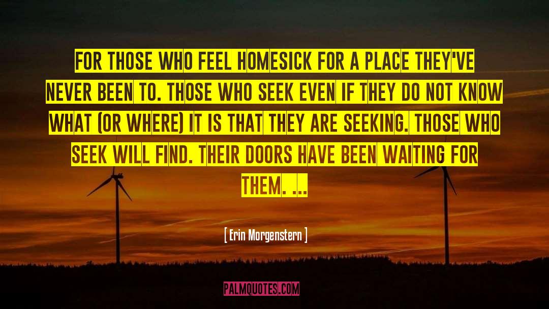 Homesick quotes by Erin Morgenstern