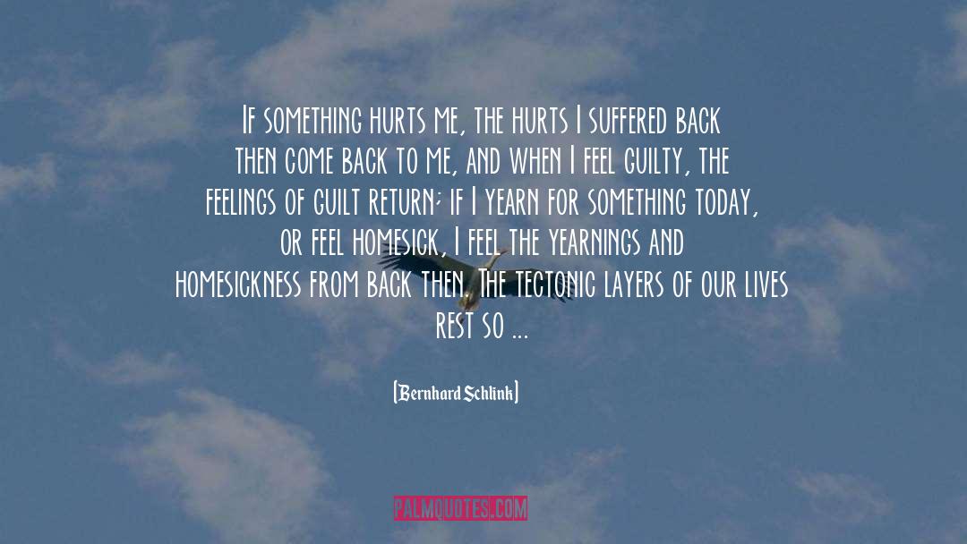 Homesick quotes by Bernhard Schlink