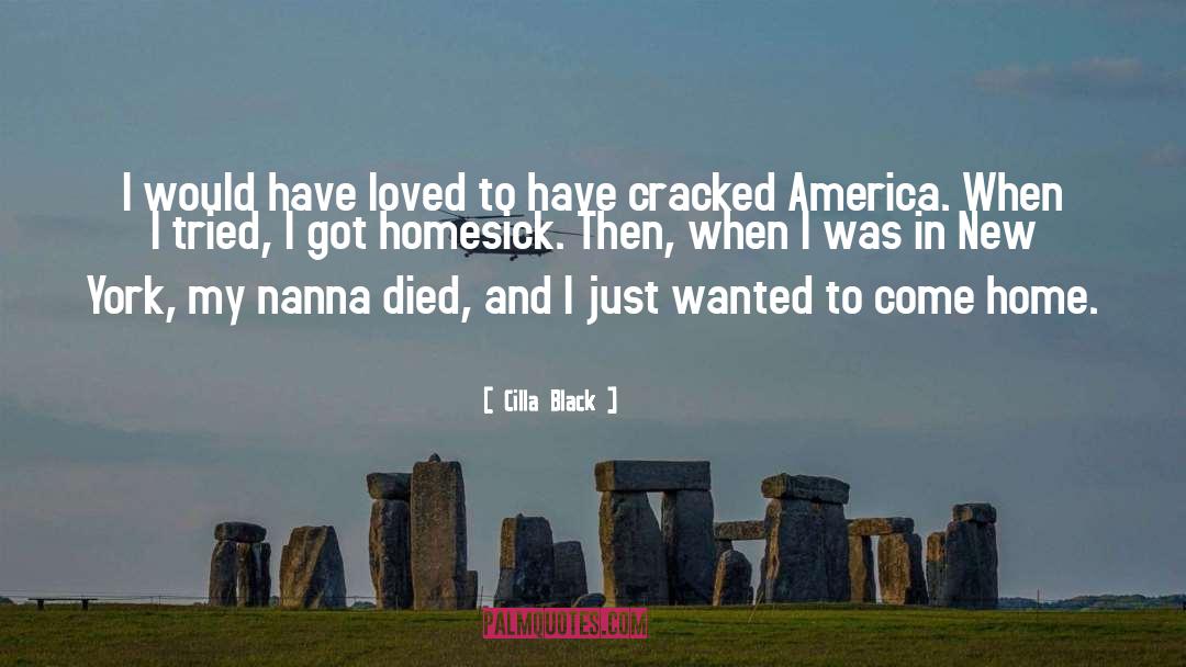 Homesick quotes by Cilla Black