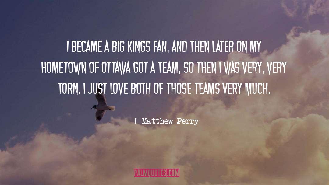 Hometown quotes by Matthew Perry