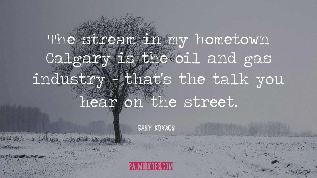 Hometown quotes by Gary Kovacs