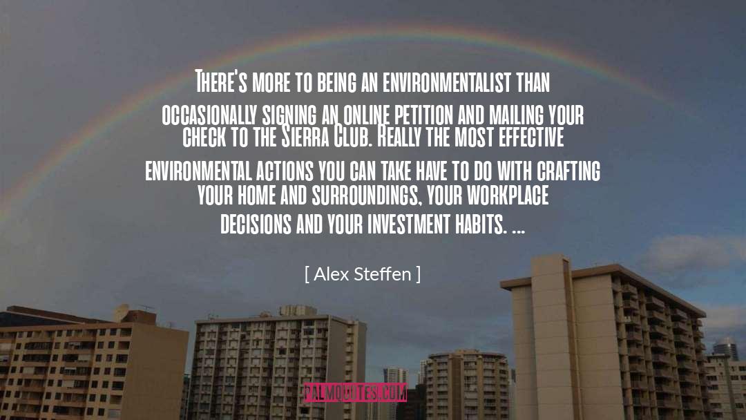 Homiletics Sierra quotes by Alex Steffen