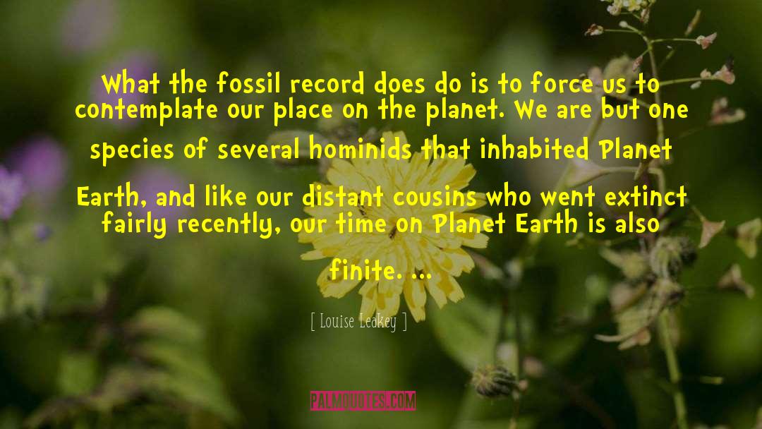 Hominids quotes by Louise Leakey