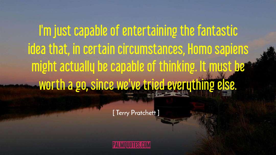 Homo Habilis quotes by Terry Pratchett