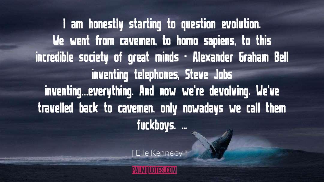 Homo Sapiens quotes by Elle Kennedy