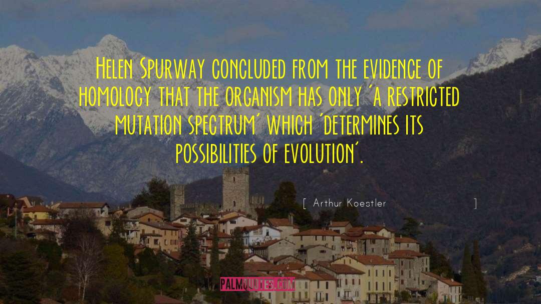 Homology quotes by Arthur Koestler