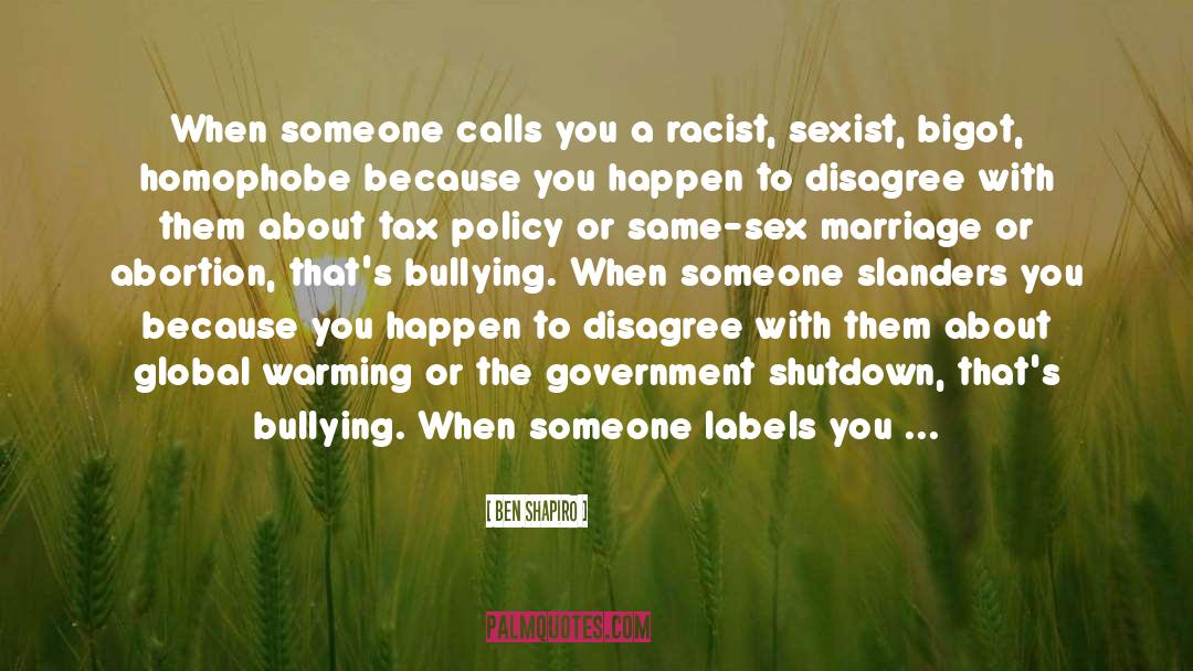 Homophobe quotes by Ben Shapiro