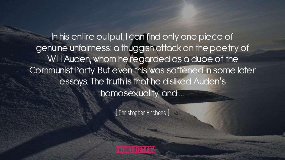 Homophobia quotes by Christopher Hitchens