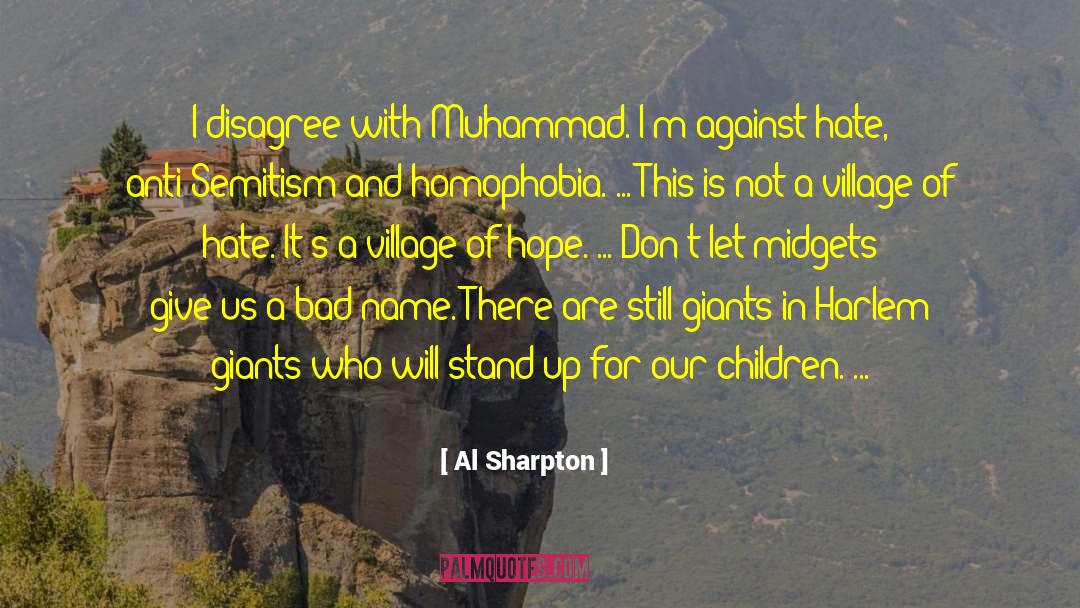 Homophobia quotes by Al Sharpton